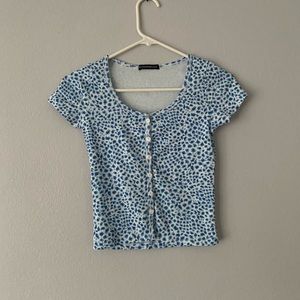 brandy melville NWOT blue cheetah zelly